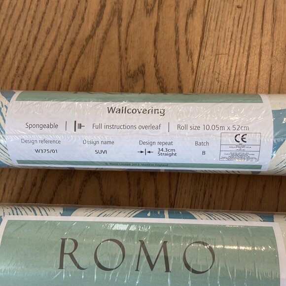 ROMO / Orvieto Collection Suvi Wallpaper - 3 rolls - Picture 8 of 12